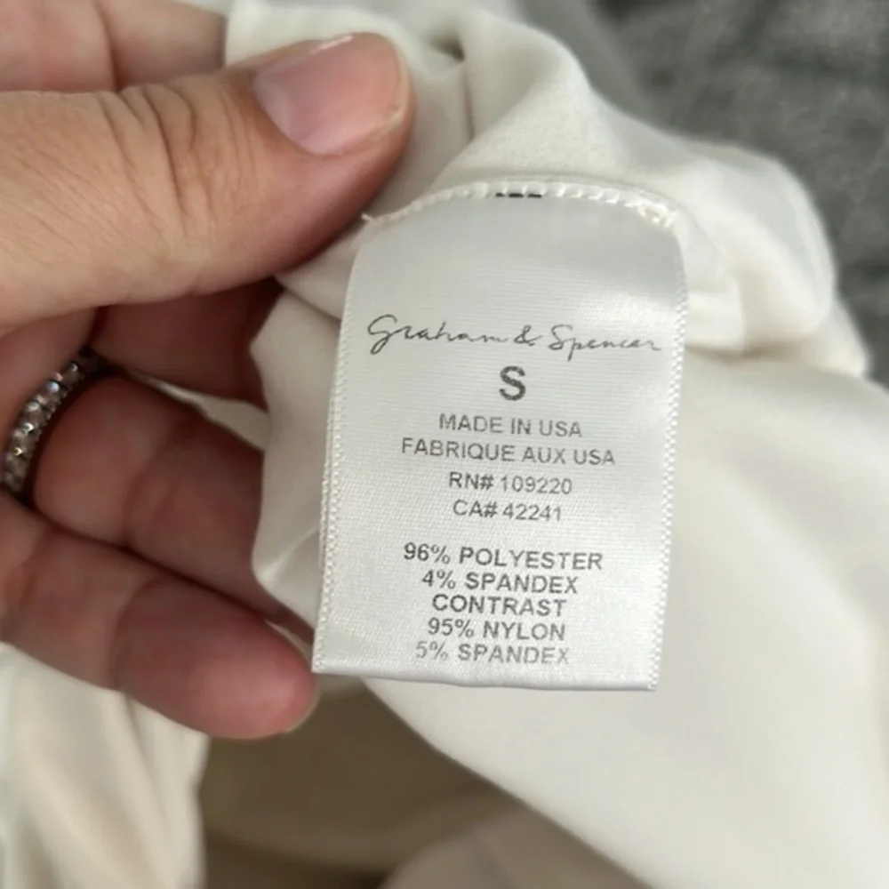 Graham & spencer tunic slip‎ dress cream sleeveless dress - Picture 10 of 10
